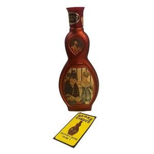 Vintage Jim Beam Manet Gare Saint Lazare Cafe Decanter With Collector Card Empty